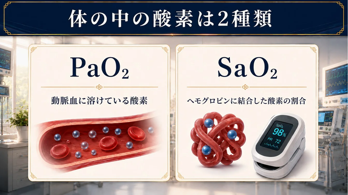 体の中の酸素は2種類