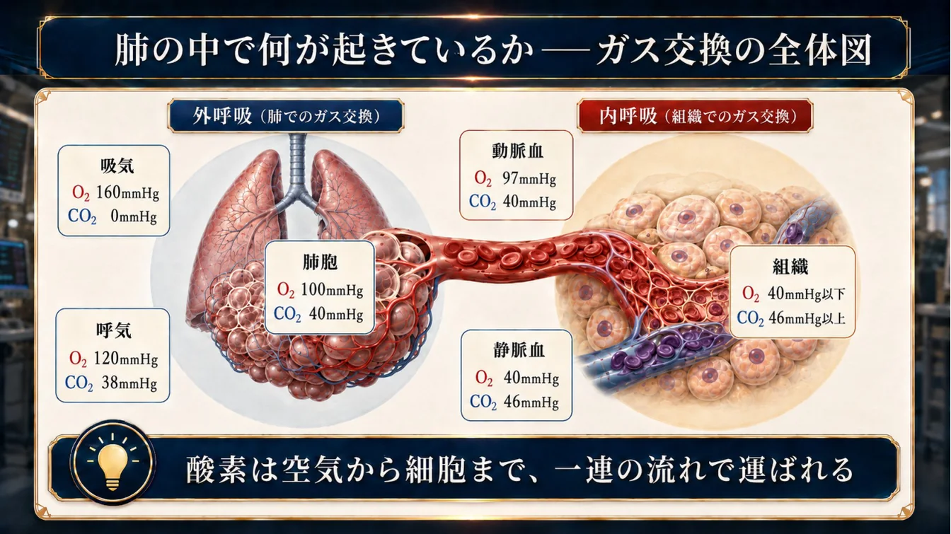 肺の中で何が起きているか