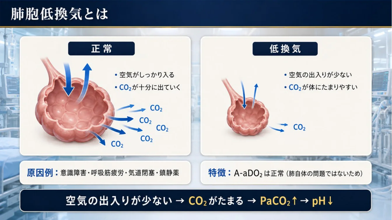 肺胞低換気とは