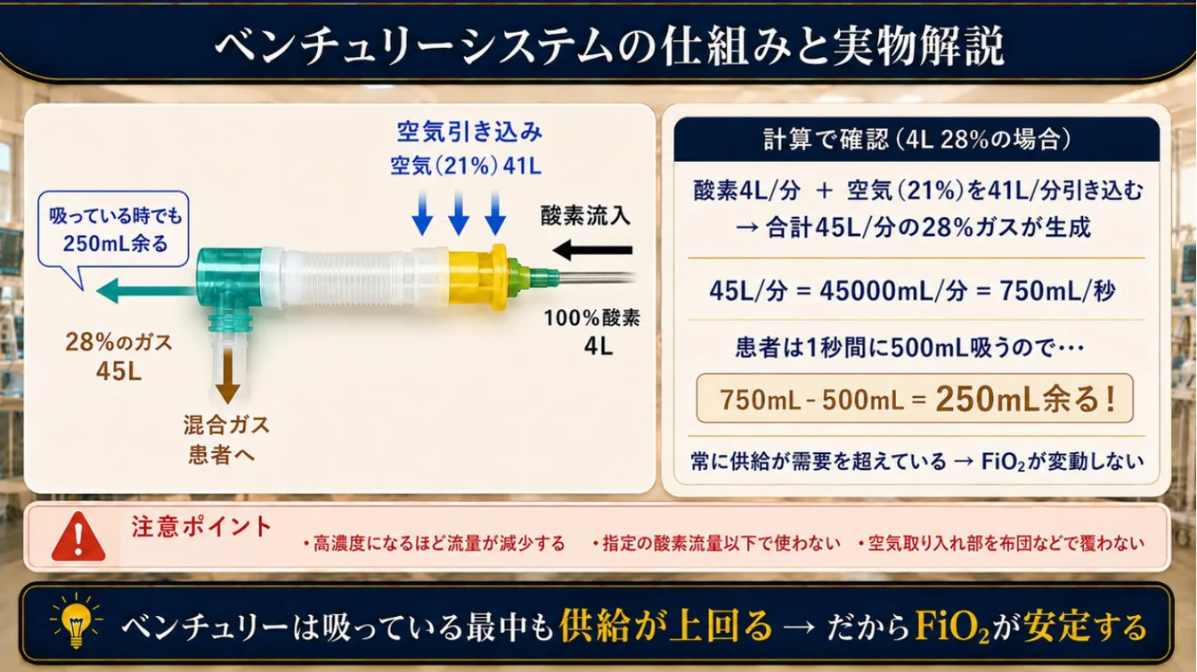 ベンチュリーシステムの仕組みと実物解説